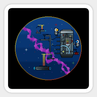 Space Construction Sticker